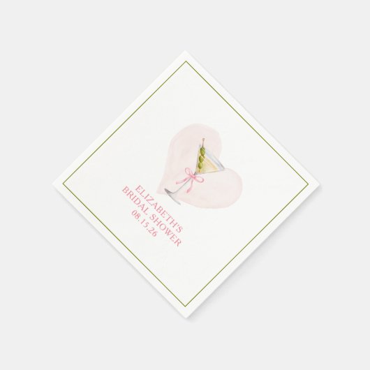 Serviette En Papier Cocktail sale de mariage élégant et tendance Dirty (Coin)