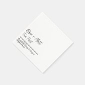 Serviette En Papier Cocktail serviettes (Coin)