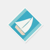 Serviette En Papier Cocktail serviettes avec conception de voilier (Coin)