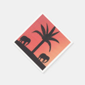 Serviette En Papier Cocktail serviettes avec design éléphant (Coin)