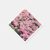Serviette En Papier Cocktail serviettes avec un design floral rose (Coin)
