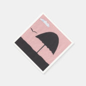 Serviette En Papier Cocktail serviettes avec une scène de coucher de s (Coin)