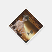 Serviette En Papier Cocktail serviettes, "Indy" os Halloween Squelette (Coin)