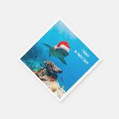Serviette En Papier Cocktail serviettes, Noël aux requins (Coin)