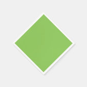 Serviette En Papier Cocktail Simple Vert Citron (Coin)