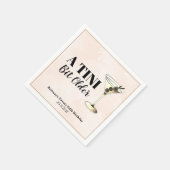Serviette En Papier Cocktail Tini Bit Ancien Martini (Coin)