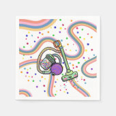 Serviette En Papier Cocktail Vacuum Party Napkin (Devant)