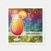 Serviette En Papier Cocktails (Devant)