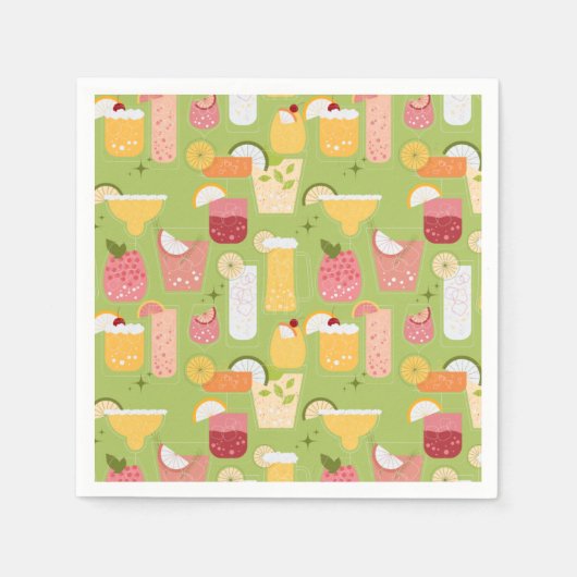 Serviette En Papier Cocktails (Devant)