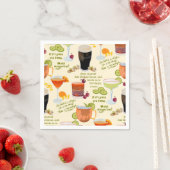 Serviette En Papier Cocktails et conversation (En situation)