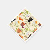 Serviette En Papier Cocktails et conversation (Coin)