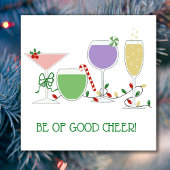 Serviette En Papier Cocktails Retro Holiday