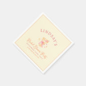 Serviette En Papier Coctail Bridal Shower (Coin)