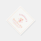 Serviette En Papier Coctail Bridal Shower (Coin)
