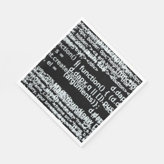 Serviette En Papier Code HTML v1 (Coin)