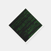 Serviette En Papier Code matrice (Coin)