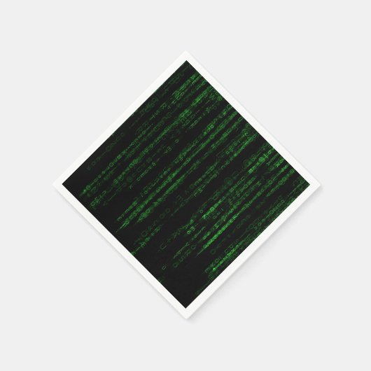 Serviette En Papier Code matrice (Coin)