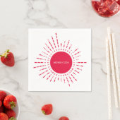 Serviette En Papier Code Morse International (En situation)