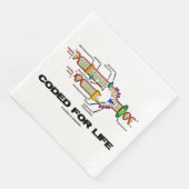 Serviette En Papier Codé Pour La Réplication De L'ADN À Vie (Coin)