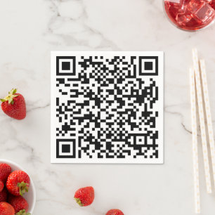 Serviette En Papier Code Qr