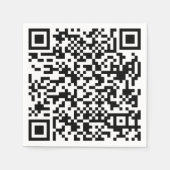 Serviette En Papier Code Qr (Devant)