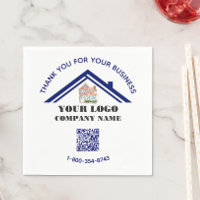 Code QR personnalisé du logo du Merci d'affaires