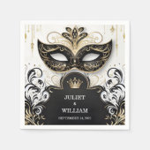 Serviette En Papier Code vestimentaire Prom Costume Masquerade Mariage (Devant)