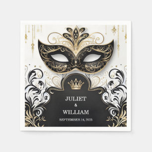 Serviette En Papier Code vestimentaire Prom Costume Masquerade Mariage