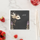 Serviette En Papier Code vestimentaire Prom Masquerade Ball Fête des m (En situation)