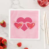 Serviette En Papier Cœur (En situation)