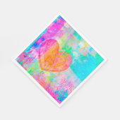 Serviette En Papier Coeur Boho (Coin)