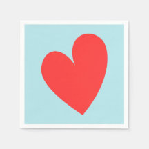 Coeur de la Saint Valentin rose et bleu