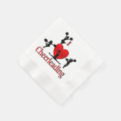 Serviette En Papier Coeur I unique (Coin)