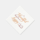 Serviette En Papier coeur reconnaissant est un coeur heureux action de (Coin)