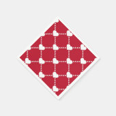 Serviette En Papier coeur rouge génial (Coin)
