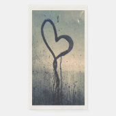 Serviette En Papier Coeur tiré à vapeur (Devant)