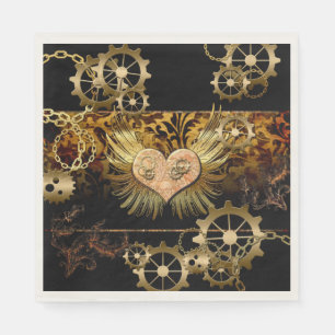 Serviette En Papier Coeur vapeur