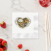 Serviette En Papier Coeur vapeur avec un manomètre (En situation)