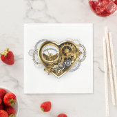Serviette En Papier Coeur vapeur avec un manomètre (En situation)