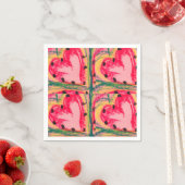 Serviette En Papier Coeurs d’amour (En situation)