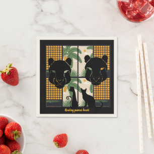Serviette En Papier Coeurs de pomme