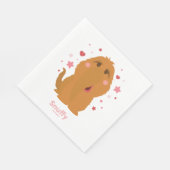 Serviette En Papier Coeurs et étoiles confortables Graphisme (Coin)