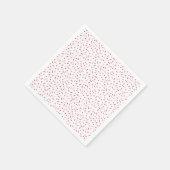 Serviette En Papier Coeurs et saupoudrent rose violet rouge Valentin (Coin)