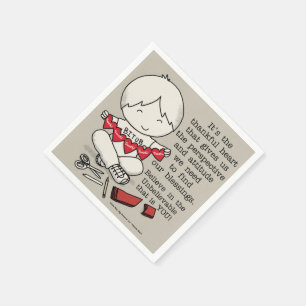 Serviette En Papier Coeurs généreux