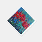 Serviette En Papier coeurs napkins cocktail (Coin)