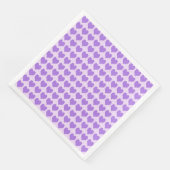 Serviette En Papier Cœurs violets (Coin)