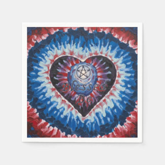 Serviette En Papier CœurTieDye
