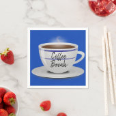 Serviette En Papier Coffee Break Napkins (En situation)