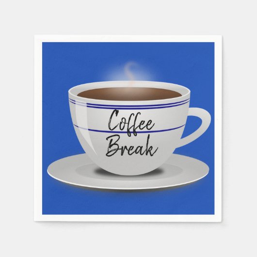 Serviette En Papier Coffee Break Napkins (Devant)