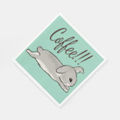 Serviette En Papier Coffee bunny (Coin)